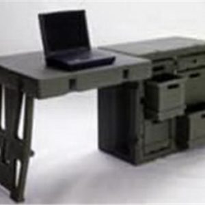 472-ADMIN-DESK-S  Field Desk w/ Chair & Office Supplies